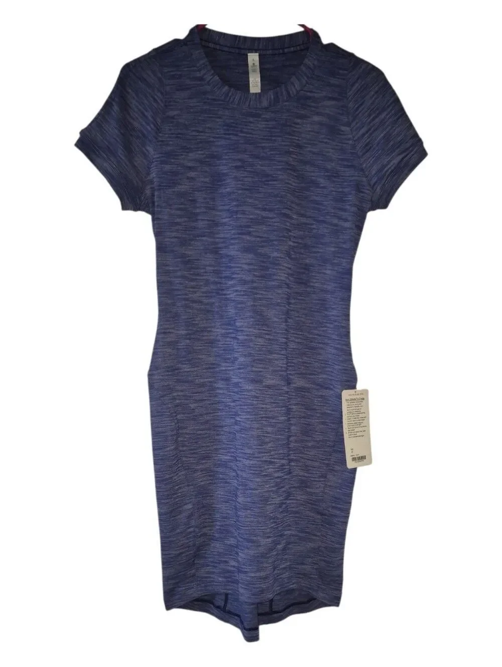 Lululemon & Go Where To Mini Dress Blue Heather 6 Nwt
